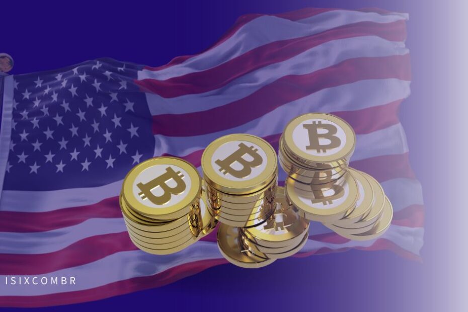 O avanço do Estados Unidos em Bitcoins.